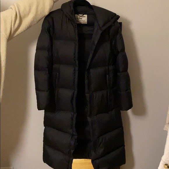 Black puff maxi coat - Picture 1 of 5